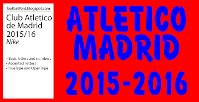 Ejemplo de fuente Atletico Madrid 2015-2016